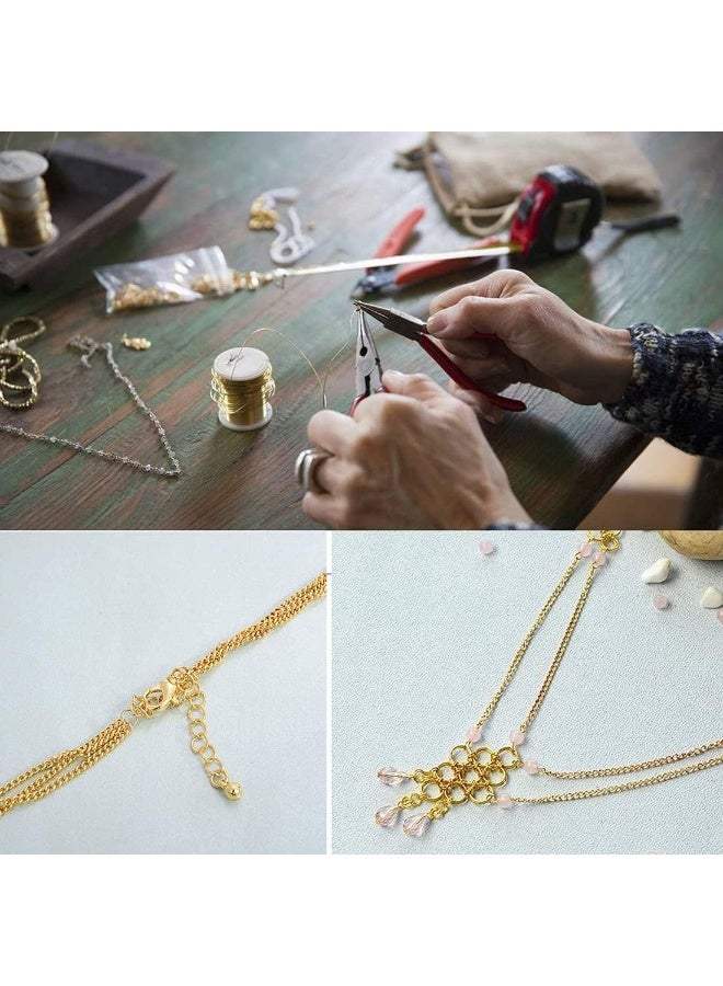 Meetion Open Jump Rings DIY Earring Jump Rings Connectors Bulk Jewelry Kit and Key Ring Chain Accessories for Necklace Bracelet Pendant Choker Repair Making and Jump Rings Supplies - Image 5