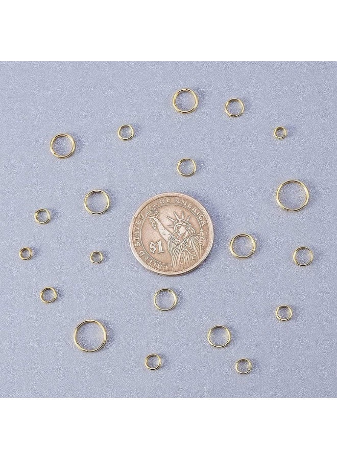 Meetion Open Jump Rings DIY Earring Jump Rings Connectors Bulk Jewelry Kit and Key Ring Chain Accessories for Necklace Bracelet Pendant Choker Repair Making and Jump Rings Supplies - Image 4