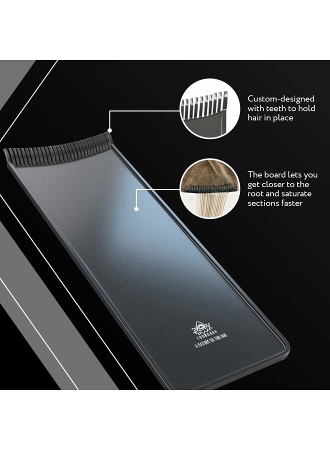 Cooboard Authentic Balayage Board with Teeth | Original Highlighting Paddle from The Maker of Hair Highlighting Kit | Easy to Clean, Sturdy, Lightweight (Black) - Image 2