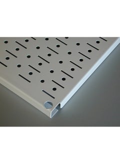 Wall Control مجموعة أدوات تخزين قياسية بلوحة معدنية مقاس 4 أقدام مع لوحة أدوات برتقالية وملحقات سوداء  - Image 4