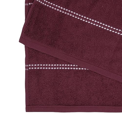 TRIDENT Cotton Bath Towel Sanitized Finish, Quick Dry, Travel Friendly Bath Towel,Size- 150x75 cm, Color - Winter Teal - Image 1
