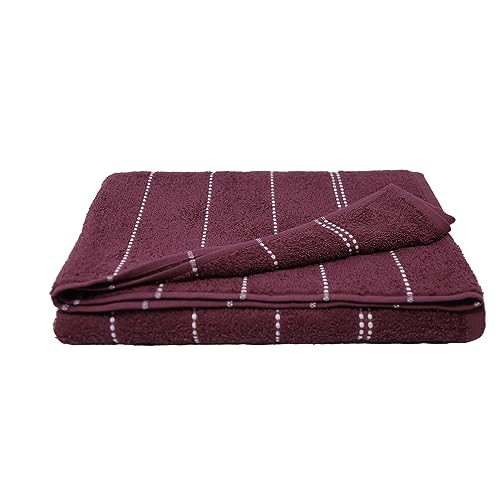 TRIDENT Cotton Bath Towel Sanitized Finish, Quick Dry, Travel Friendly Bath Towel,Size- 150x75 cm, Color - Winter Teal - Image 2