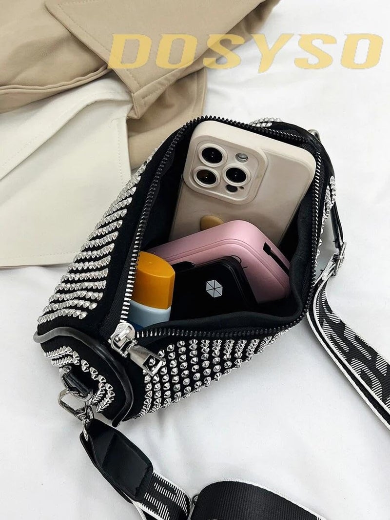DOSYSO Crossbody Sling Bag Stylish With Pack of Combo Coin Pouch For Women Detachable Broad Strap Evening Clutch Handbags Girls Latest Ladies Side Purse For Party Wedding Wide Belt Shoulder - Image 4