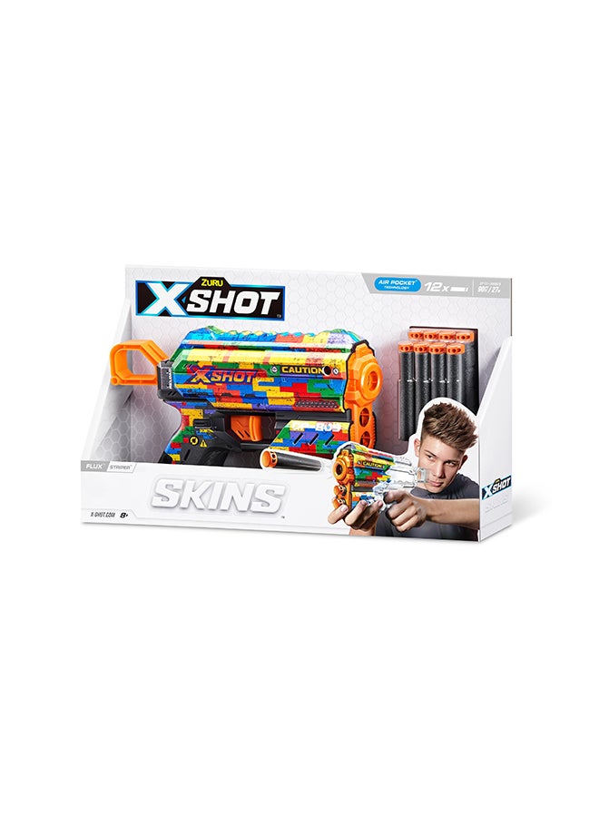 X-Shot Skins Flux Striper - Action Aiming Game For Kids, Teen, Adults Boys & Girls, Outdoor Holiday Activities, Gifts For Kids Ages 8+ - Image 3