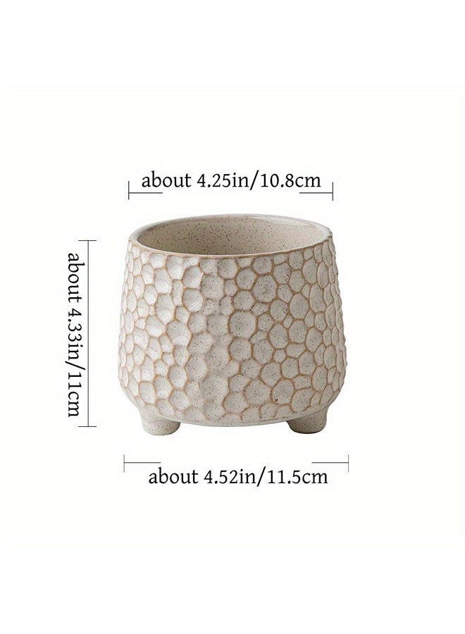 HOMESTAR Handmade Pinecone-shaped ceramic kitchen utensil holder, makeup brush and pen holder, succulent planter pot, countertop organizer for home decor - Image 5