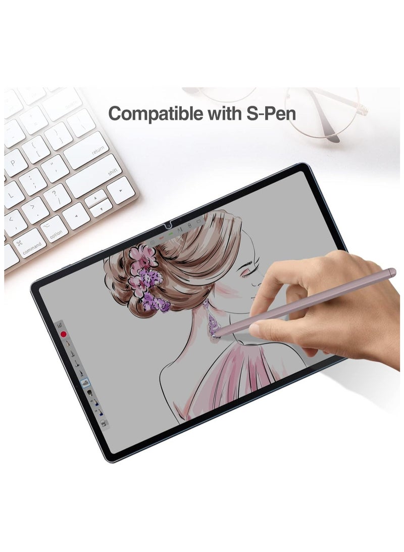 Privacy Screen Protector Compatible with Samsung Galaxy Tab S9 FE Plus 2023 12.4 inch (SM-X610/X616), Anti-Spy Tempered Glass Tinted Screen Film Guard - Image 3