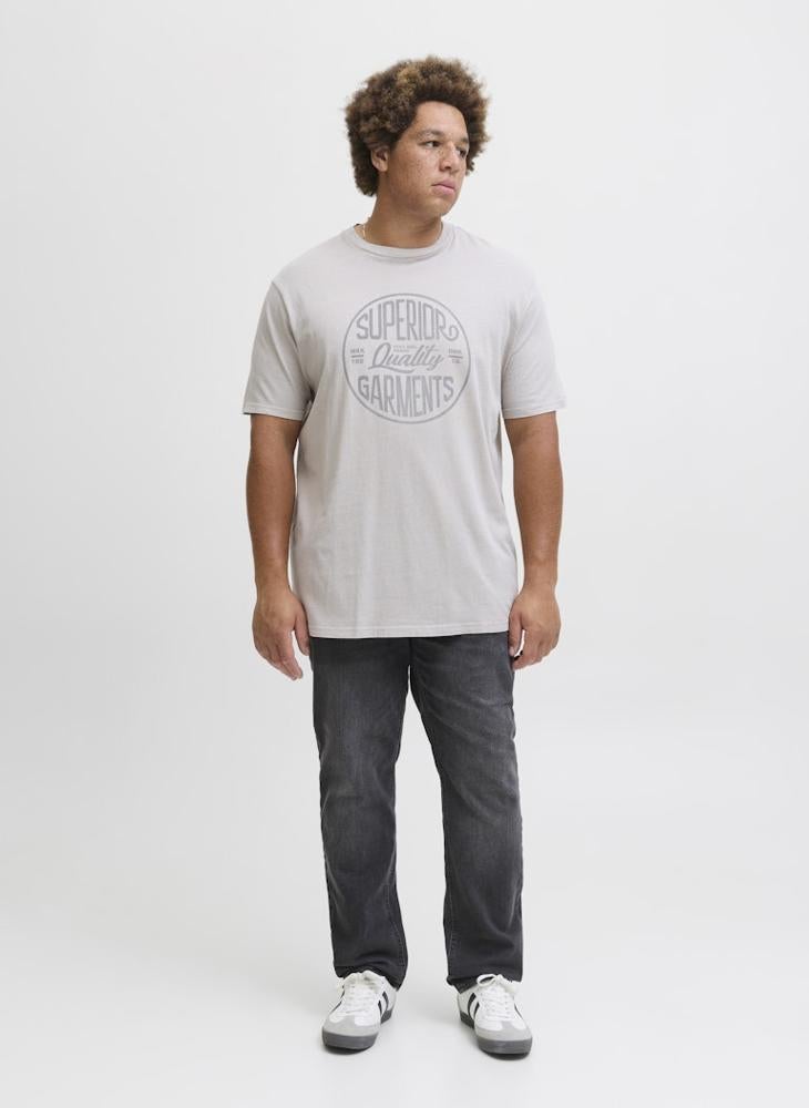 JACK & JONES Plus Size Casual Slim Fit Jeans - Image 1