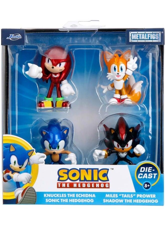 Jada MetalFigs Sonic the Hedgehog Wave 1 Iconic Characters Die-cast Figure Set (Pack of 4, 6.5 cm) - Image 1