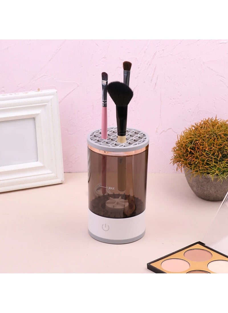 Generic Electric Makeup Brush Cleaner 1 Pack Cosmetic Brush Cleaner Automatic Spinning Makeup Brush Cleaner Fit For All Size Makeup Brush.  - Image 3