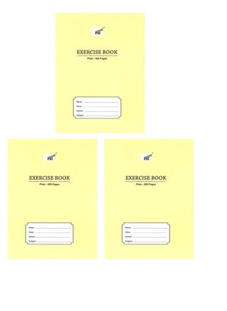 3-Piece Plain Exercise Notebook 200 Pages - pzsku/ZD06F7F25A1F8B139EC33Z/45/_/1651143393/e2c8deb3-2584-491b-be8a-750f87f6d340