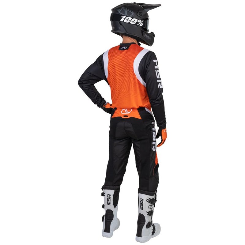 MSR Axxis Range Dirt Bike, Motocross Jersey Large Orange - Image 5