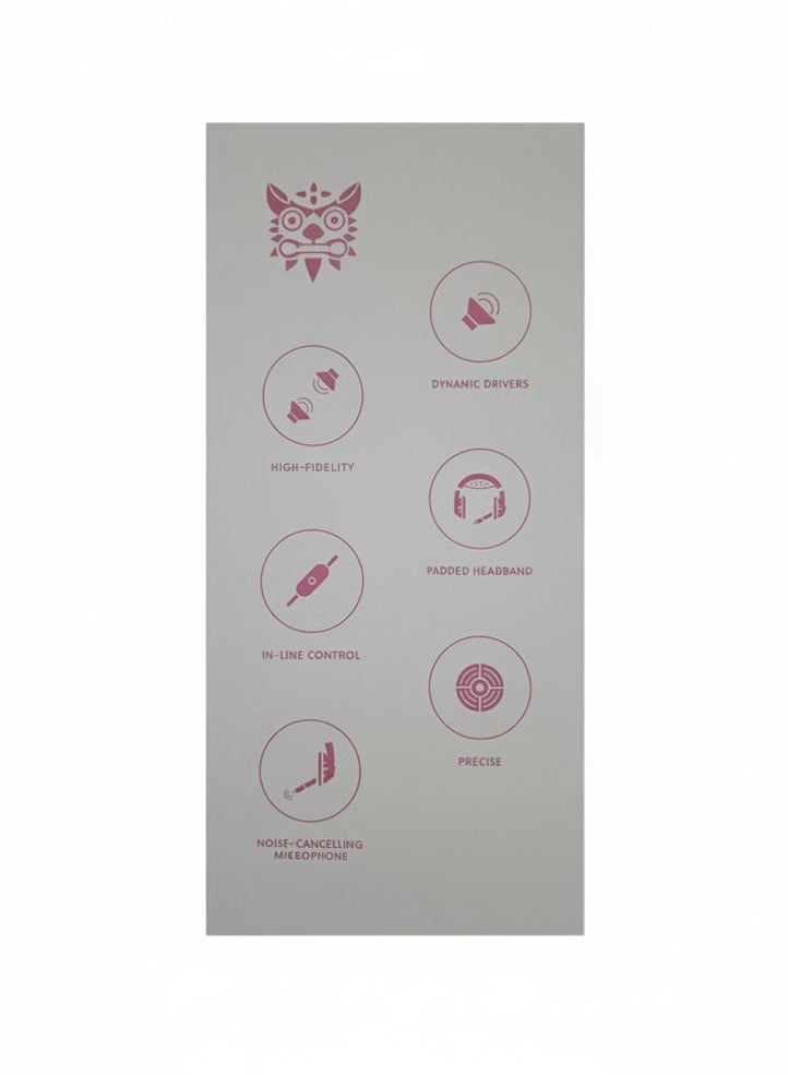 onikuma Onikuma X10 Professional Gaming Headset – 50mm Drivers, Noise-Cancelling Microphone, Adjustable Headband, Multi-Platform Compatible (Pink/White) - Image 4