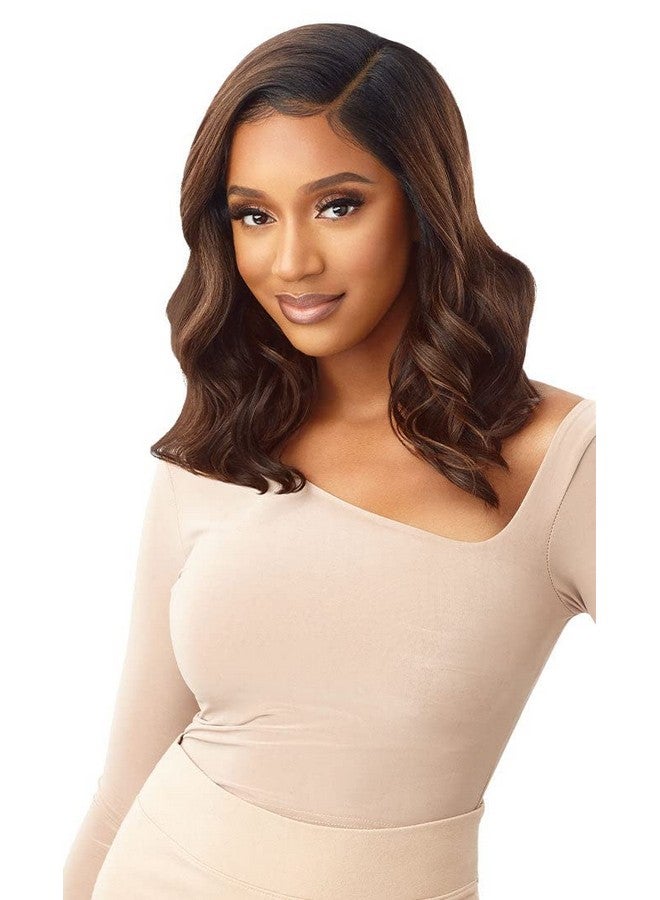Outre Utre Melted Hairline Synthetic Hd Lace Front Wig Herminia (1B Off Black) - Image 1
