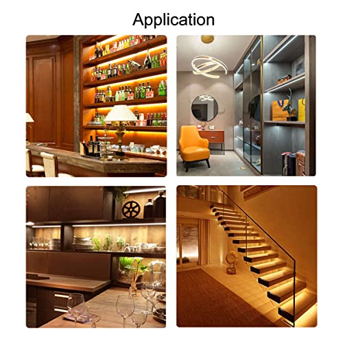 HAMRVL COB LED Strip Lights Warm White 3000K,DC12V 16.4ft/5M 320leds/M CRI90 Bright Flexible LED Tape 8mm, for Indoor Home Cabinet，Bedroom,Kitchen,Stage,Backlight DIY Lighting(Without Power Supply) - Image 5