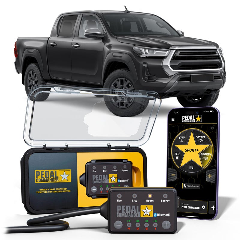 جهاز تحكم استجابة دواسة الوقود PEDAL COMMANDER لسيارة تويوتا هايلكس 2016-2025