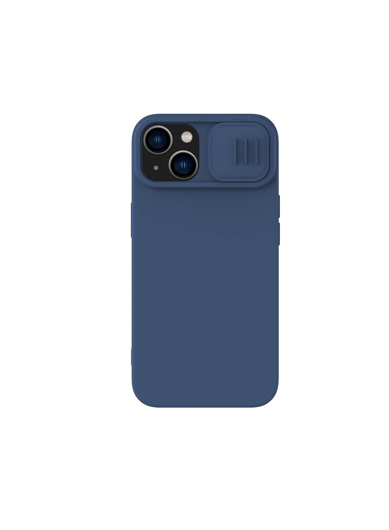 Nillkin CamShield Silky Magnetic Silicone Case For iphone 14 Pro  - Blue - Image 2