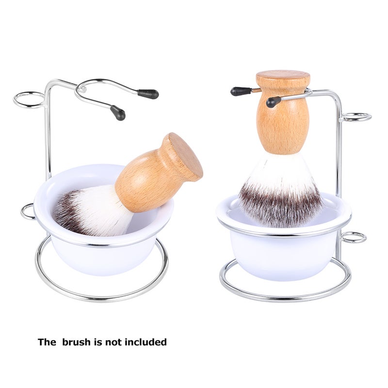 Men's Shaving Kit: 2-In-1 Holder + Soap Bowl, Wall-Mountable & Table-Standing, Quick Air-Drying Shaving Set for Male Wet Or Dry Shaving - Image 5