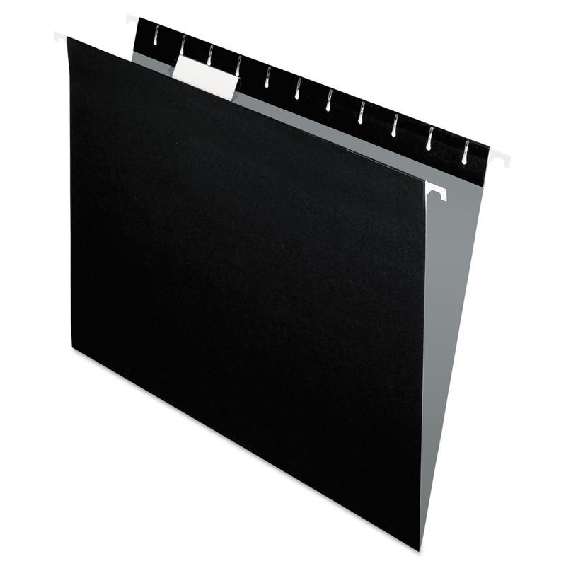Pendaflex Recycled Hanging Folders Letter Size Black 15 Cut 25BX 81605
