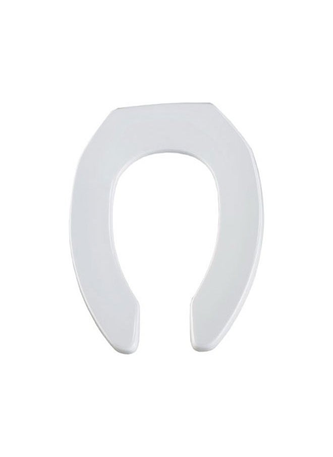 BEMIS 1955CT Commercial Heavy Duty Open Front Toilet Seat will Never Loosen & Reduce Call-backs, ELONGATED, Plastic, White - pzsku/ZD0705762A488AB7F58D2Z/45/_/1731077923/4014a954-79bb-4be8-bdfb-3790f80e2d3b