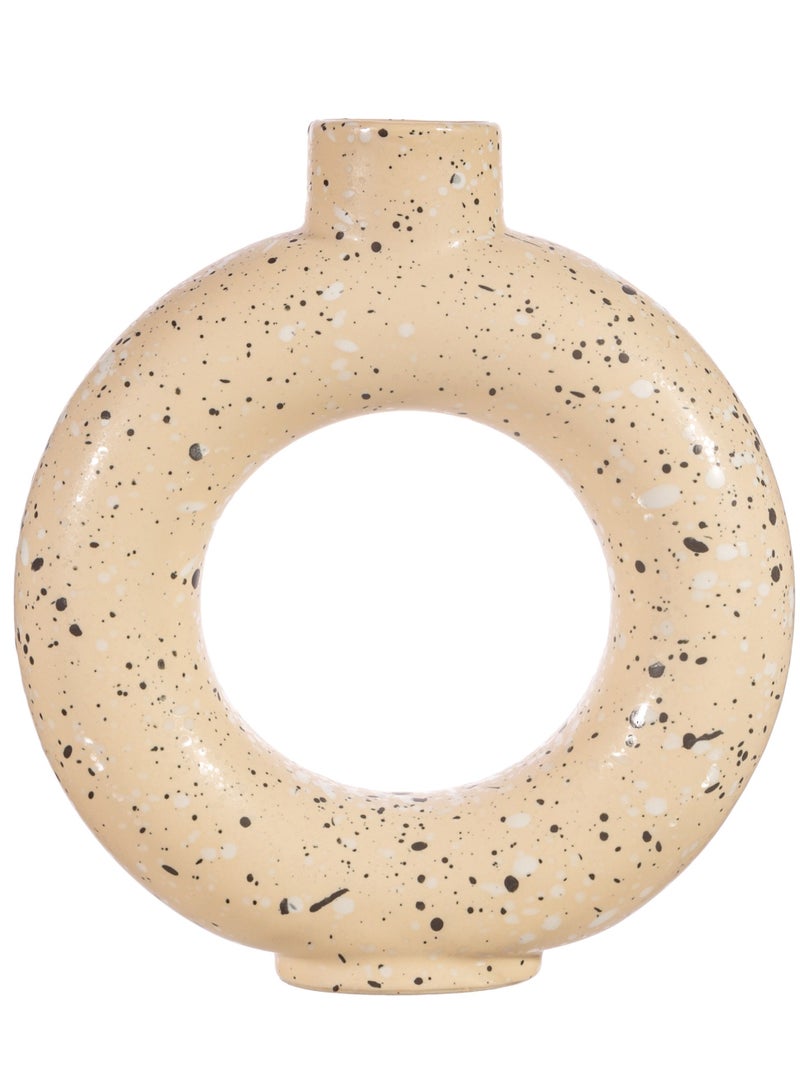 Sass & Belle Sass and Belle Sand Terrazzo Speckled Circle Vase Large - Modern Home Decor  - Image 2