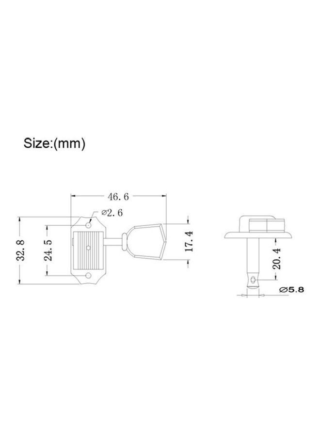 نيبمينينت مفاتيح ضبط احترافية قابلة للتعديل مصنوعة من حجر اليشم للتركيب اليدوي للجيتار - Image 5