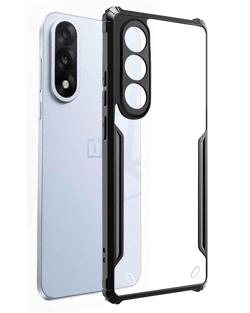 SPAZY CASE غطاء خلفي OnePlus Nord 5 | غطاء خلفي شفاف من الكريستال الصلب مع حافة TPU، غطاء حماية ضد السقوط لـ OnePlus Nord 5 - Image 1