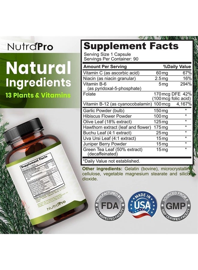 NutraPro Heart Health Blood Pressure Support Supplement - Support Blood Pressure & Healthy Circularity Naturally with Hawthorn Berry & Hibiscus.Vitamins Pills for Healthy Hypertension (BP) & Healthy Heart. - Image 3