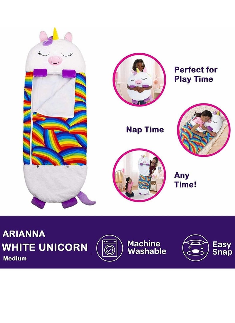Cool Baby COOLBABY Kids Cartoon Lazy Warm Sleeping Bag, Foldable Cartoon Animal Sleeping Bag, Suitable for Children Playing and Camping  - Image 3