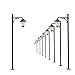 Evemodel LYM11 10 pcs Model Railway Led Lamppost Lamps Street Lights N Scale 5cm 197inch 3V New - Image 3