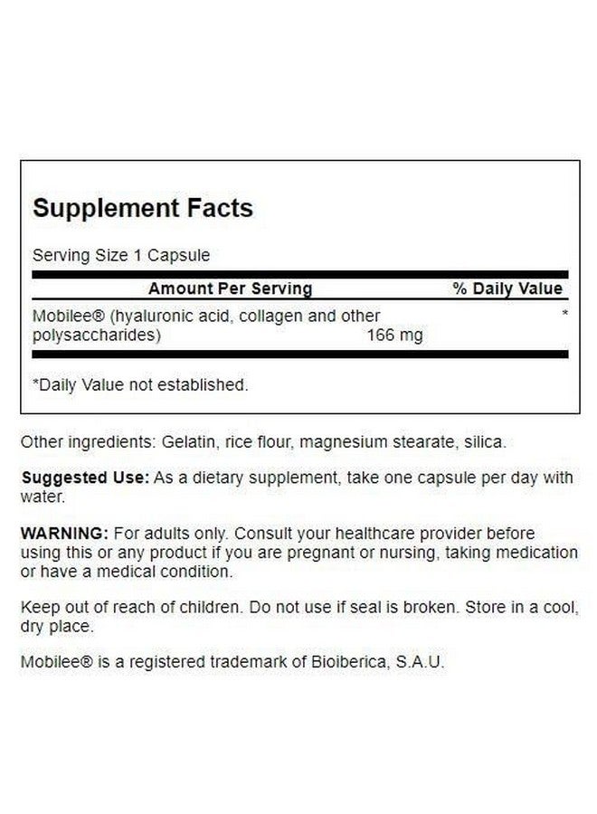 Swanson Super Potency Hyal-Joint Hyaluronic Acid Complex 166 Milligrams 60 Capsules - Image 2