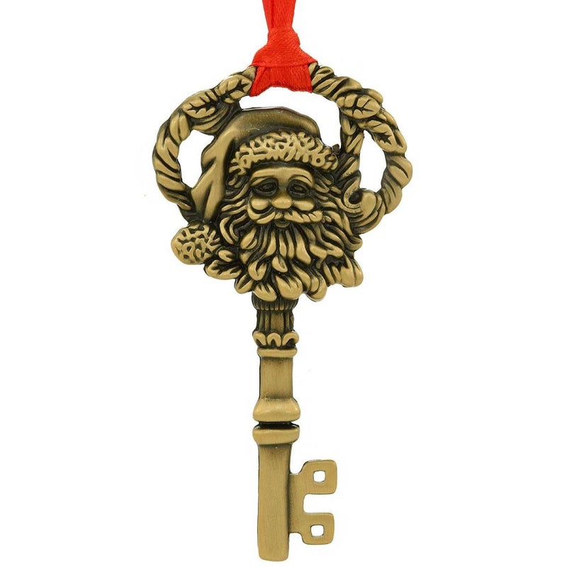 Ganz A Key for Santa Ornament Zinc Set
