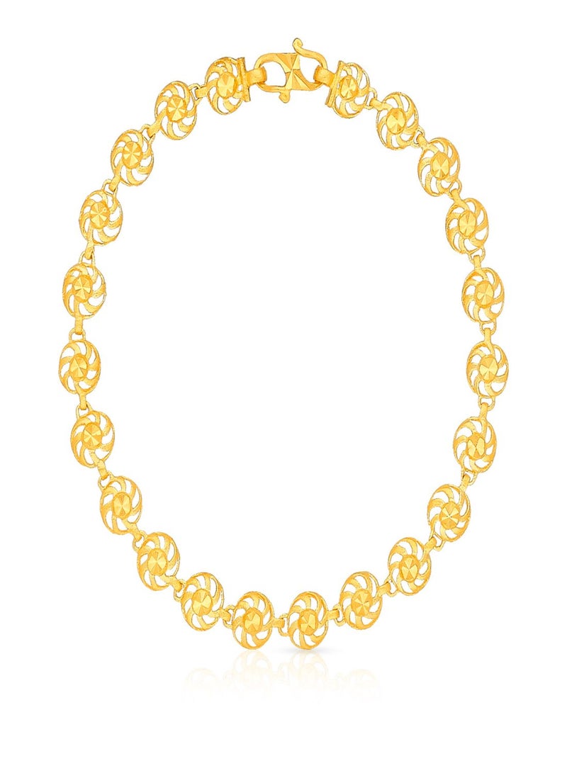 Malabar Gold and Diamonds 22k 916 Purity Malabar Gold Bracelet AIBR049Y75  - Image 1