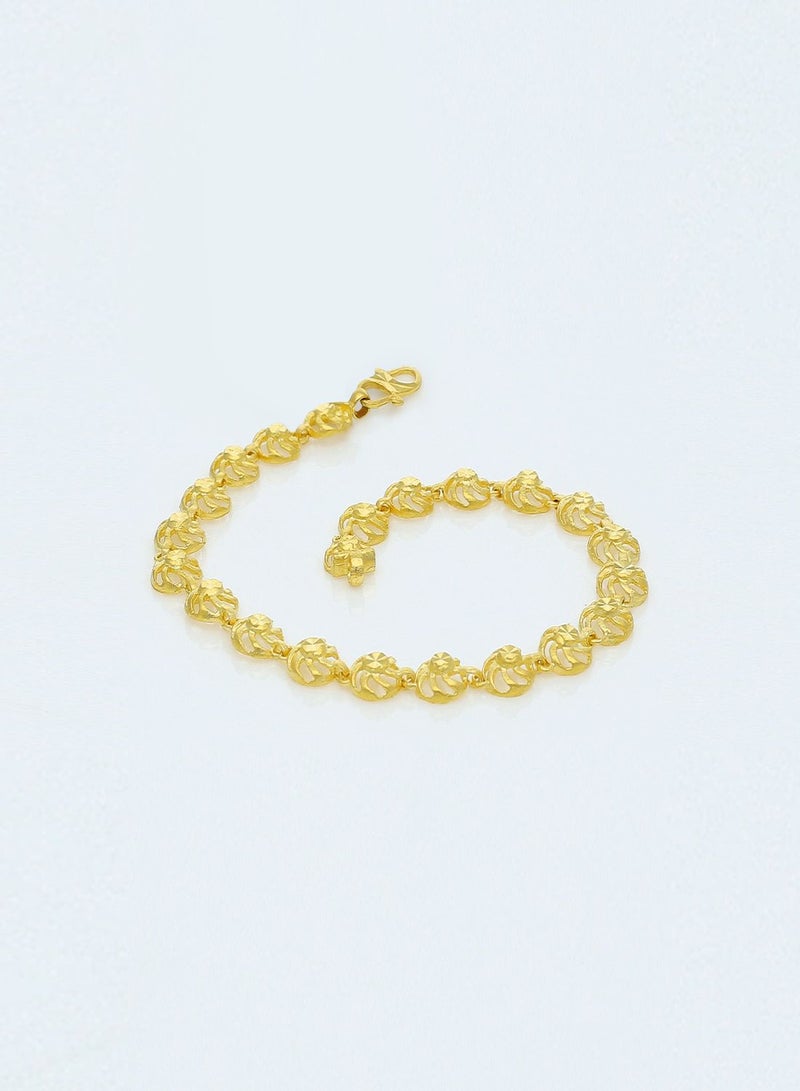 Malabar Gold and Diamonds 22k 916 Purity Malabar Gold Bracelet AIBR049Y75  - Image 3