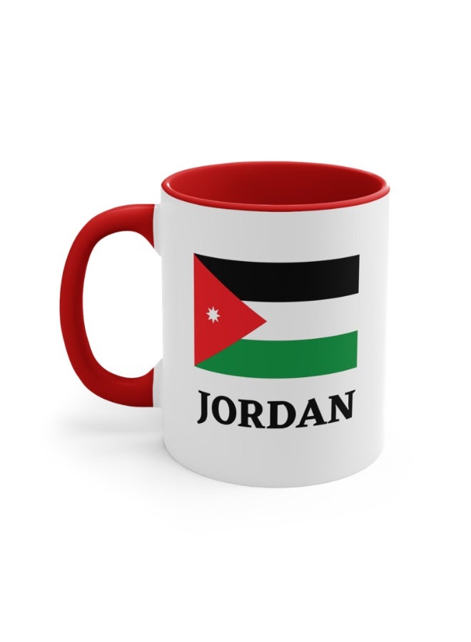 RYN Jordan Flag Coffee Mug, 11oz Capacity - Image 1
