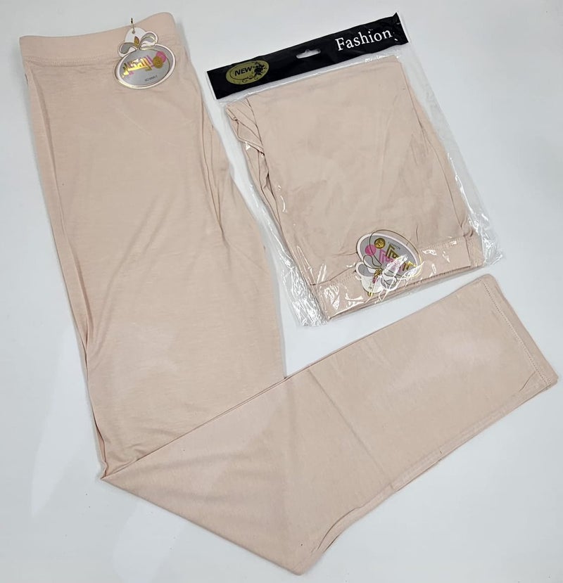 long cotton pantsbeigecolor