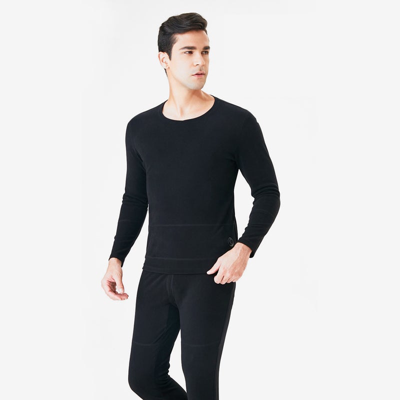 ملابس دافئة منسخنة مقاس XL سوداء - تسخين ذكي لـ8 مناطق بتقنية تسخين الكربون الألياف الأشعة تحت الحمراء البعيدة، التحكم في الحرارة عبر تطبيق لاسلكي، للمناطق الجسدية المتعرضة للبرودة، الأنشطة الخارجية، والارتداء اليومي - Image 2