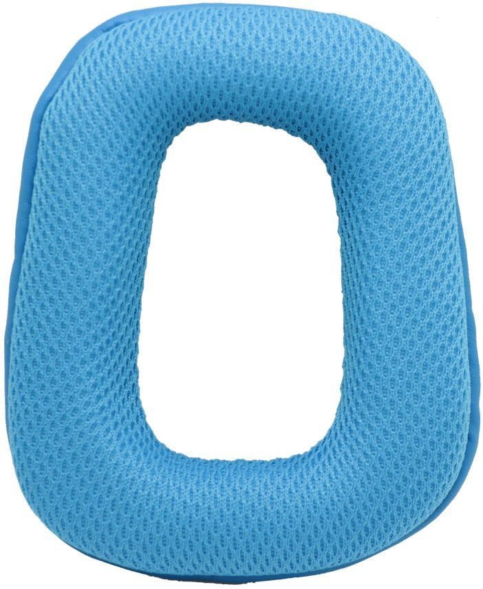 Mmobiel وسادات أذن بديلة لسماعات الألعاب Logitech G35 G935 G933S G933 G930 G635 G633S G633 G533 G433 G432 G431 G430 G332 G233 G231 G230 من MMOBIEL وسادات أذن من قماش شبكي باللون الأزرق - Image 3