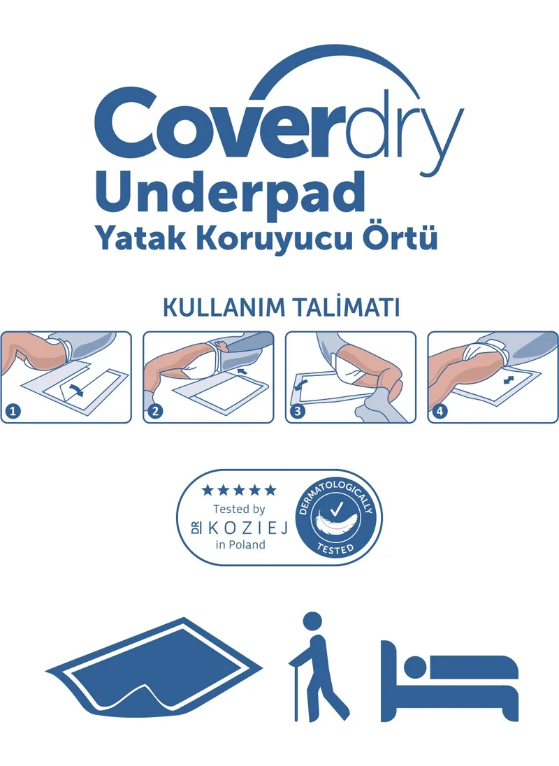 Coverdry Under-Patient Laying Cloth 60x90 - 30 Pieces - 3 Packs