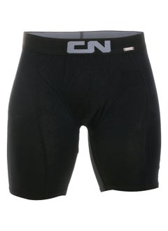 Plain Comfy Long Boxer-BLack