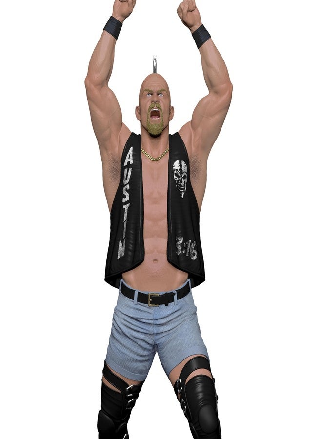 Hallmark Keepsake زينة عيد الميلاد التذكارية من هولمارك لعام 2025، ستون كولد ستيف أوستن من WWE، هدايا لمحبي WWE - Image 5