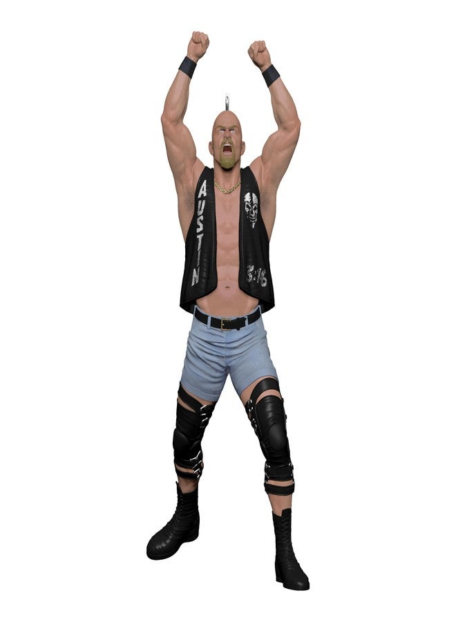 Hallmark Keepsake زينة عيد الميلاد التذكارية من هولمارك لعام 2025، ستون كولد ستيف أوستن من WWE، هدايا لمحبي WWE - Image 1