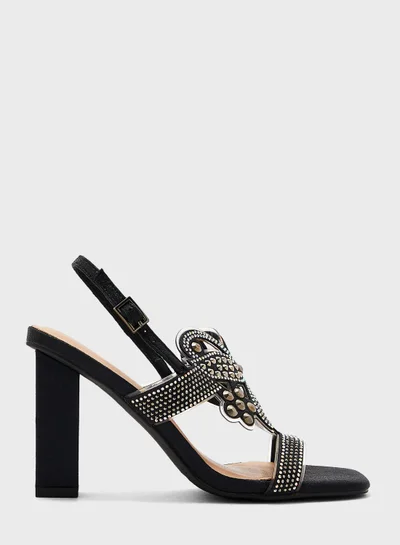 MENBUR Ankle Strap Heel Sandals