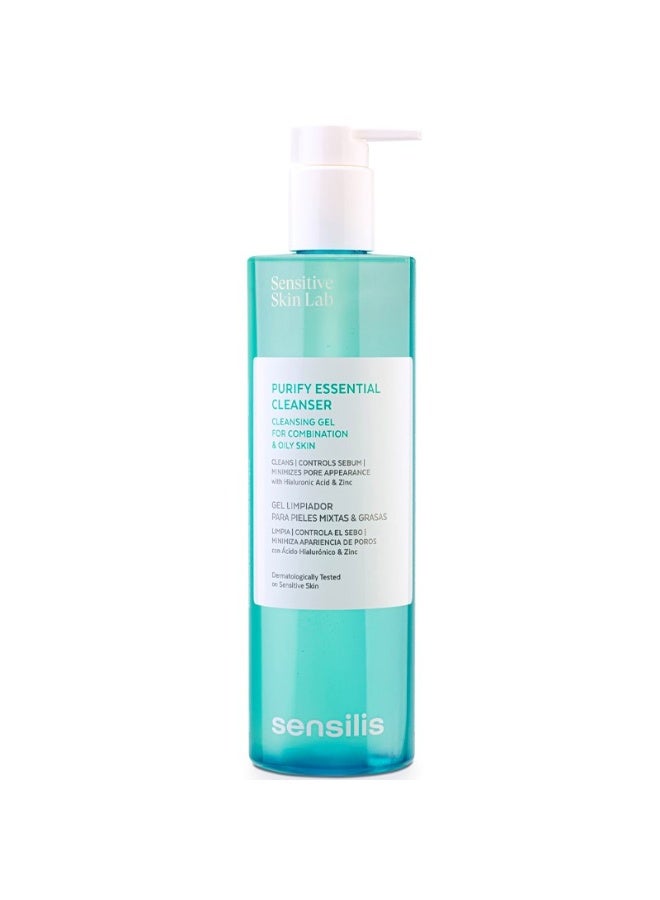 Sensilis Purify Essential Cleanser Combination to Oily Skin 400ml - Image 1