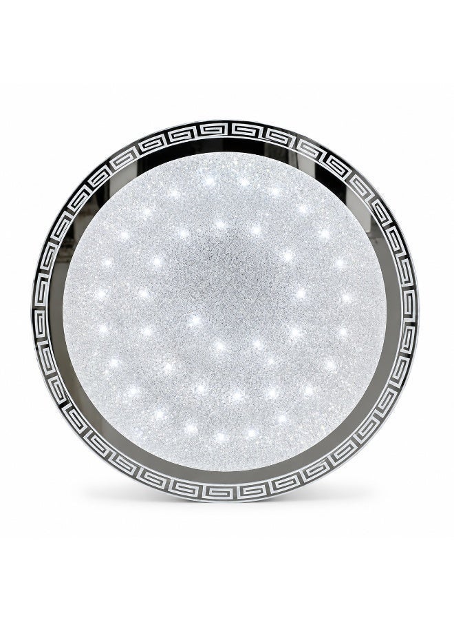 لامبارا ثريا سقف مودرن دائرية (بلافون) 96 واط، إضاءة LED بتصميم عصري فاخر – مناسبة لغرف المعيشة والمجالس - Image 3