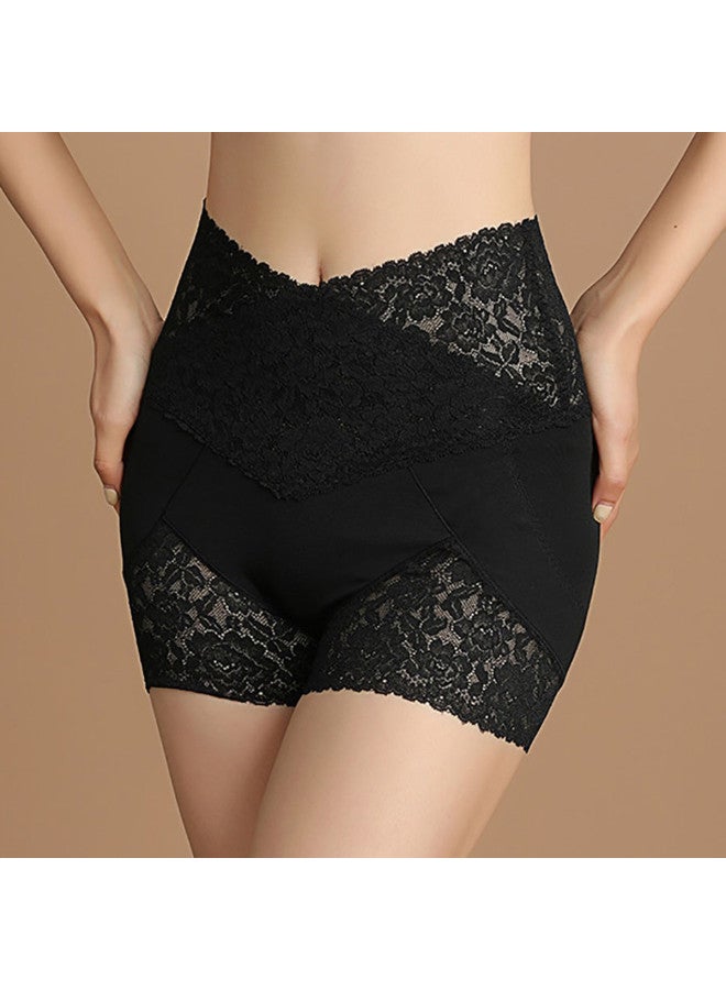 Top melon Women'S Safety Shorts High-Waisted Tummy Control Lifting Anti-Peek Underwear Comfortable Breathable Home Shorts - Image 2