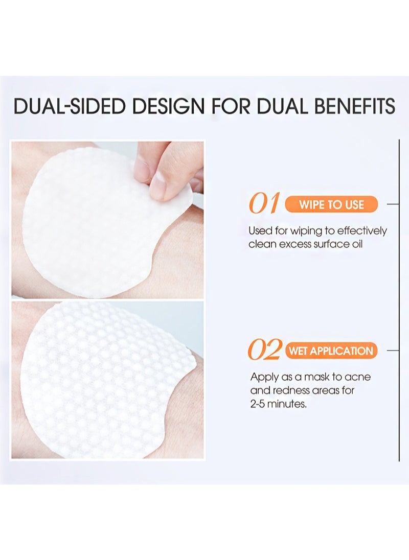 Salicylic Acid Refreshing Acne Skin Pads，2% Salicylic Acid Acne Pads, Acne Pads, Exfoliating Cleansing Wipes, Can Remove Dark Spots, Blackheads, Acne (30 Pieces)