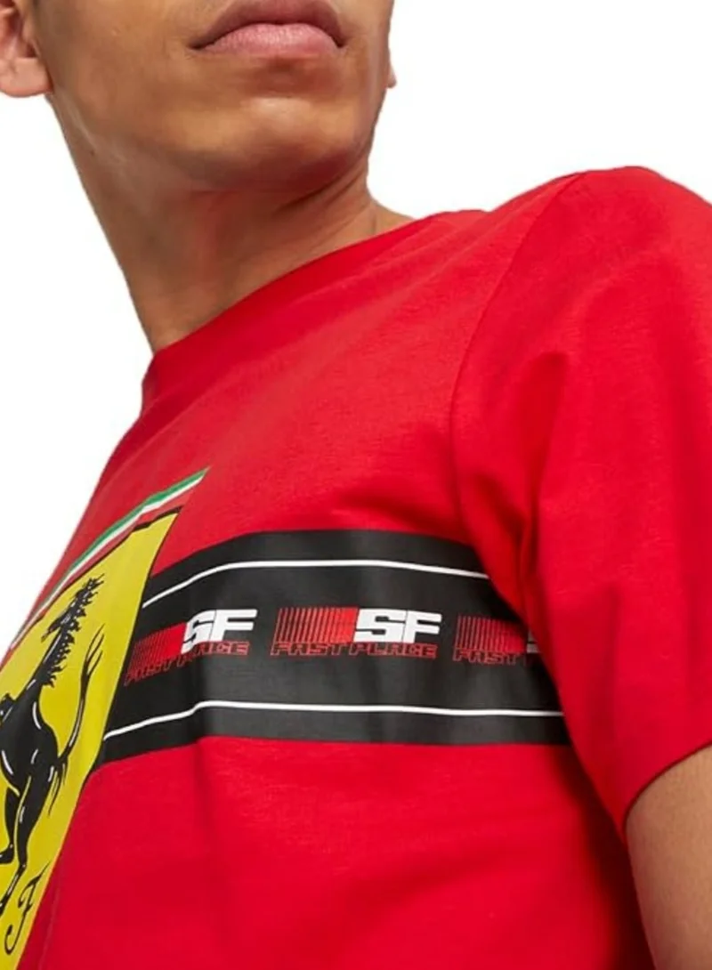 Scuderia Ferrari  Scuderia Ferrari Race Big Shield Men's Tee for Men | Best Price UAE