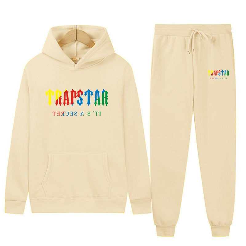 Men'S And Women'S Sweater Sweatpants 2-Piece Sports Suit Leisure Sports 16-Color Hoodie Printing - Image 3