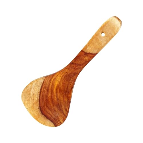 Yanmai Handmade Wooden Cooking & Serving Spoon Set – 5-Piece Natural Wood Kitchen Utensils for Stirring, Mixing & Serving - Image 3