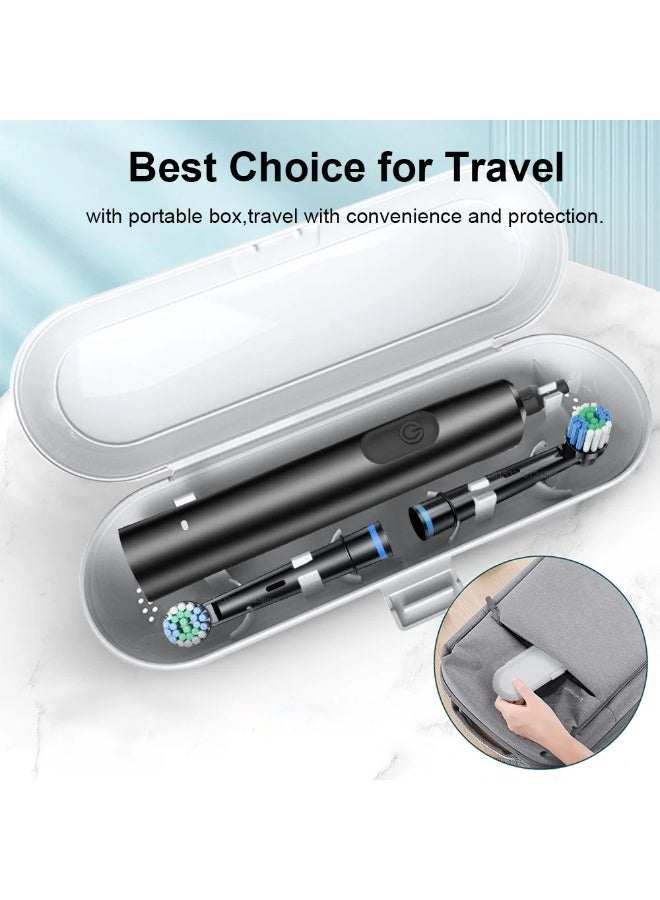 Rotating Electric Toothbrush for Adult Teeth whitening Teeth Brushes 3D round head soft brush Rechargeable Electric Toothbrush - Image 4